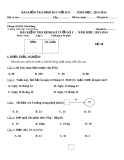 Đề kiểm tra cuối HK 1 Toán 2 - Trường TH Toàn Thắng (2013-2014)