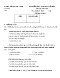 Đề kiểm tra cuối HK 1 Địa lí và Lịch sử 4 - Trường TH Toàn Thắng
