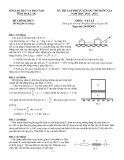 Đề thi học sinh giỏi môn Lý lớp 12  năm 2013-2014 - Kèm đáp án