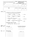 Đề thi cuối HK1 Toán và Tiếng Việt 4 - TH Nguyễn Bỉnh Khiêm (2011-2012)