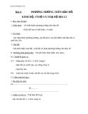 Giáo án Địa lý 6 bài 4: Phương hướng trên bản đồ, kinh độ, vĩ độ và tọa độ địa lí