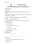 Giáo án Địa lý 6 bài 5: Kí hiệu bản đồ. Cách biểu hiện địa hình trên bản đồ