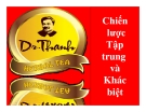 Tiểu luận: Chiến lược tập trung và khác biệt của trà thảo mộc Dr Thanh