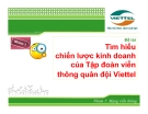 Tiểu luận: Tìm hiểu chiến lược kinh doanh của Tập đoàn viễn thông quân đội Viettel