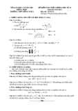 Đề KTCL HK2 Toán 11 - THPT Hồng Ngự 1 (2012-2013) - Kèm đáp án