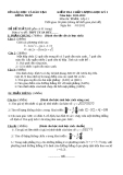 Đề KTCL HK1 Toán 11 - THPT TX Sa Đéc 2012-2013 (kèm đáp án)