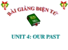 Bài giảng Tiếng Anh 8 Unit 4: Our past