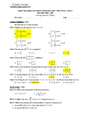 Đề kiểm tra KSCL đầu năm môn Toán lớp 11 - Trường THPT Lũng Vân