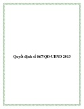 Quyết định số 867/QĐ-UBND 2013