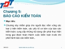 Bài giảng Kiểm toán đại cương: Chương 5 - Nguyễn Thị Thanh Hương