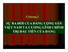 Bài giảng Đường lối cách mạng của ĐCS Việt Nam: Chương 1