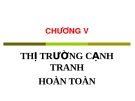 Bài giảng Kinh tế học vi mô - Chương 5: Thị trường cạnh tranh hoàn toàn