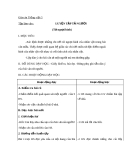 Giáo án bài Tập làm văn: Luyện tập tả người (Tả ngoại hình) - Tiếng việt 5 - GV.Lê T.Hoà