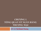 Bài giảng Nghiệp vụ ngân hàng thương mại: Chương 1 - GV.Lê Thị Khánh Phương