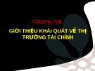 Bài giảng Chương 1: Giới thiệu khái quát về thị trường tài chính