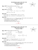 Đề thi KTCL đầu năm Toán 10 (NC) 2013