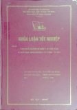 Khóa luận tốt nghiệp: Văn hóa doanh nghiệp tại Việt Nam và bài học từ công ty FPT