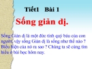 Bài giảng GDCD 7 bài 1: Sống giản dị