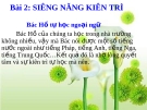 Bài giảng GDCD 6 bài 2: Siêng năng, kiên trì