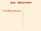 Bài giảng GDCD 7 bài 8: Khoan dung