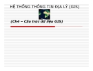 Bài giảng Hệ thống thông tin địa lý - Chương 4: Cấu trúc dữ liệu GIS