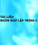 Tài liệu Ngôn ngữ lập trình C