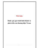 Tiểu luận: Đánh giá quá trình hình thành và phát triển của thương hiệu Vissan