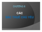 Bài giảng Các sắc thuế chủ yếu