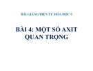 Slide bài Một số axit quan trọng - Hóa 9 - GV.Phạm V.Minh