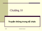 Bài giảng về Quản trị học: Chương 10