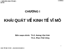 Bài giảng Kinh tế học vĩ mô: Chương 1 - Th.S. Hoàng Văn Kình