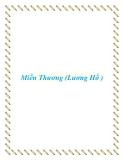 Miền Thương - Lương Hồ