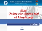 Tiểu luận: Quảng cáo thương mại và khuyến mại