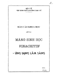 Báo cáo khoa học: Màng sinh học Vinachitin-Ứng dụng lâm sàn