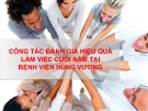 Tiểu luận: Công tác đánh giá hiệu quả làm việc cuối năm tại bệnh viện Hùng Vương