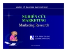 Bài giảng Nghiên cứu marketing - PGS.TS Lê Thế Giới