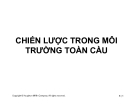 Bài giảng Chiến lược trong môi trường toàn cầu