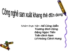 Tiểu luận: Công nghệ sản xuất kháng thể đơn dòng