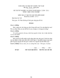 Đề tốt nghiệp CĐ nghề khoá 2 Điện công nghiệp (2008-2011) - Mã: ĐCN - LT 11 - Phần lý thuyết (kèm Đ.án)