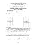Đề tốt nghiệp CĐ nghề khóa 2 Điện công nghiệp (2008-2011) - Mã: ĐCN - LT 39 - Phần lý thuyết (kèm Đ.án)