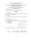Đề tốt nghiệp CĐ nghề khóa 2 Điện công nghiệp (2008-2011) - Mã: ĐCN - LT 41 - Phần lý thuyết (kèm Đ.án)