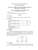 Đề tốt nghiệp CĐ nghề khóa 2 Điện công nghiệp (2008-2011) - Mã: ĐCN - LT 46 - Phần lý thuyết (kèm Đ.án)