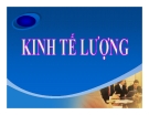 Bộ bài giảng Kinh tế lượng