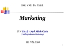 Bài giảng Marketing - Ths.Ngô Minh Cách