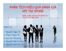 Tiểu luận: Phân tích hiệu quả đánh giá KPI tại Sfone