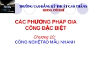 Tiểu luận: Các phương pháp gia công đặc biệt