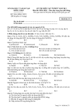 Đề thi diễn tập TN THPT môn Hóa - Sở GD&ĐT Đồng Tháp năm 2013 đề 271