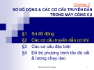 Bài giảng Máy công cụ: Chương 2 - ĐHBK TP.HCM