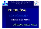 Bài giảng Tĩnh điện học: Phần VIII - ĐHBK TP.HCM