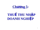 Bài giảng Thuế ứng dụng: Chương 5 - ThS. Văn Thị Quý